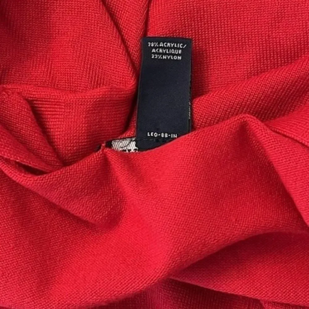 Cobra Kai Ladies XS Red Cardigan Heritage Unified High School Varsity Sweater